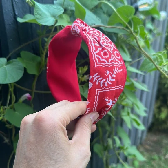Paisley Print Top-Knot Headband - Picture 16 of 16